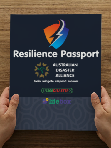 Resilience Passport, Personal Disaster Risk Report/ Action Plan and Annual Membership(GST Free, Tax Deductible*)