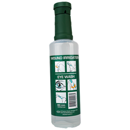 AEROWASH Drop Eyewash Bottle 500mL