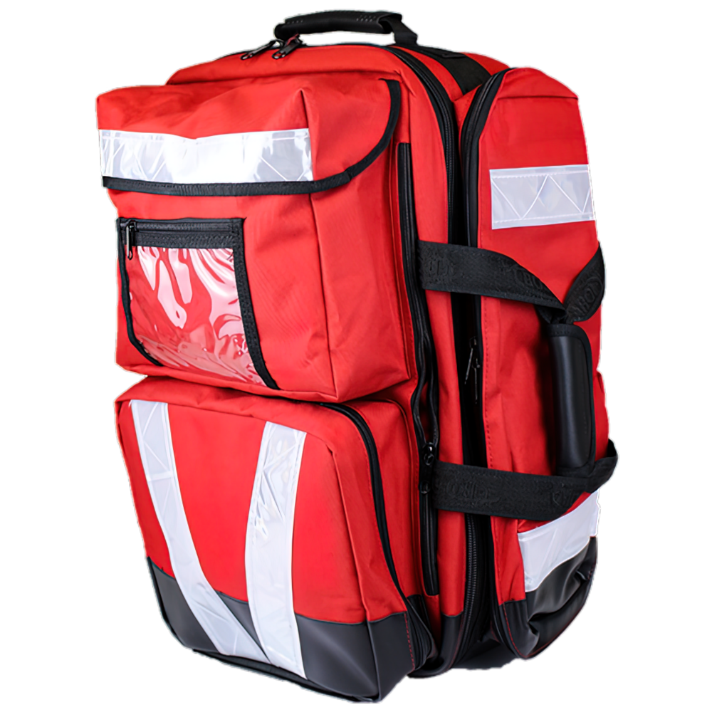 AEROBAG Red Trauma First Aid Backpack 48 x 54 x 32cm (EMPTY)