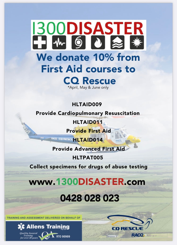 HLTAID011 - Provide First Aid (inc. CPR) - $150 (GST Free)